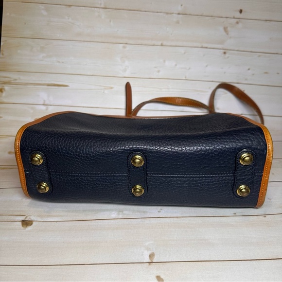 Dooney & Bourke Navy/Tan Crossbody Bag - Picture 4 of 8